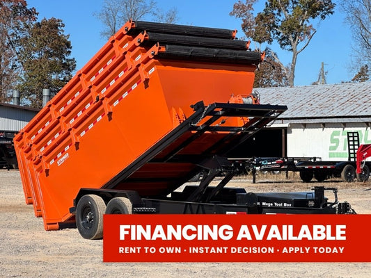 Stryker 14' BP Roll off Bundle (2) 7k Axles + 3 Bins w/ 4' Walls - Roll Off Packages - RO 14' Bumper Pull - TrailerSwap