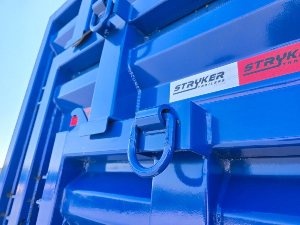 Stryker 14' BP Roll off Bundle (2) 7k Axles + 3 Bins w/ 4' Walls - Roll Off Packages - RO 14' Bumper Pull - TrailerSwap