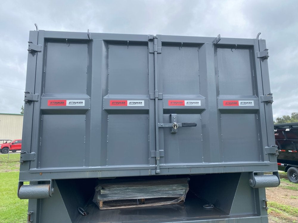 Stryker 14' BP Roll off Bundle (2) 7k Axles + 3 Bins w/ 4' Walls - Roll Off Packages - RO 14' Bumper Pull - TrailerSwap