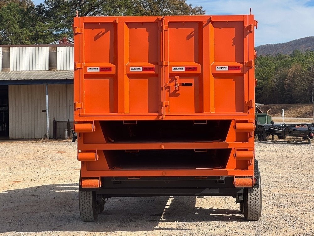 Stryker 14' GN Roll off Bundle (2) 7k Axles + 3 Bins w/ 4' Walls - Roll Off Packages - RO 14' Gooseneck - TrailerSwap