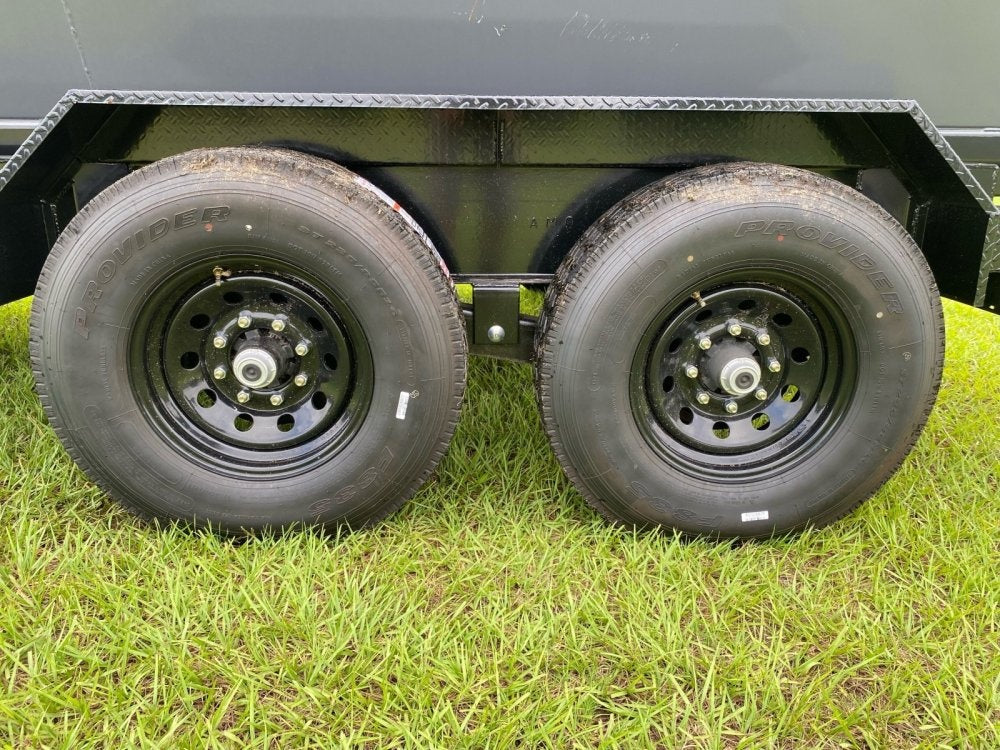 Stryker 16' BP Roll off Bundle (2) 7k Axles + 3 Bins w/ 4' Walls - Roll Off Packages - RO 16' Bumper Pull - TrailerSwap