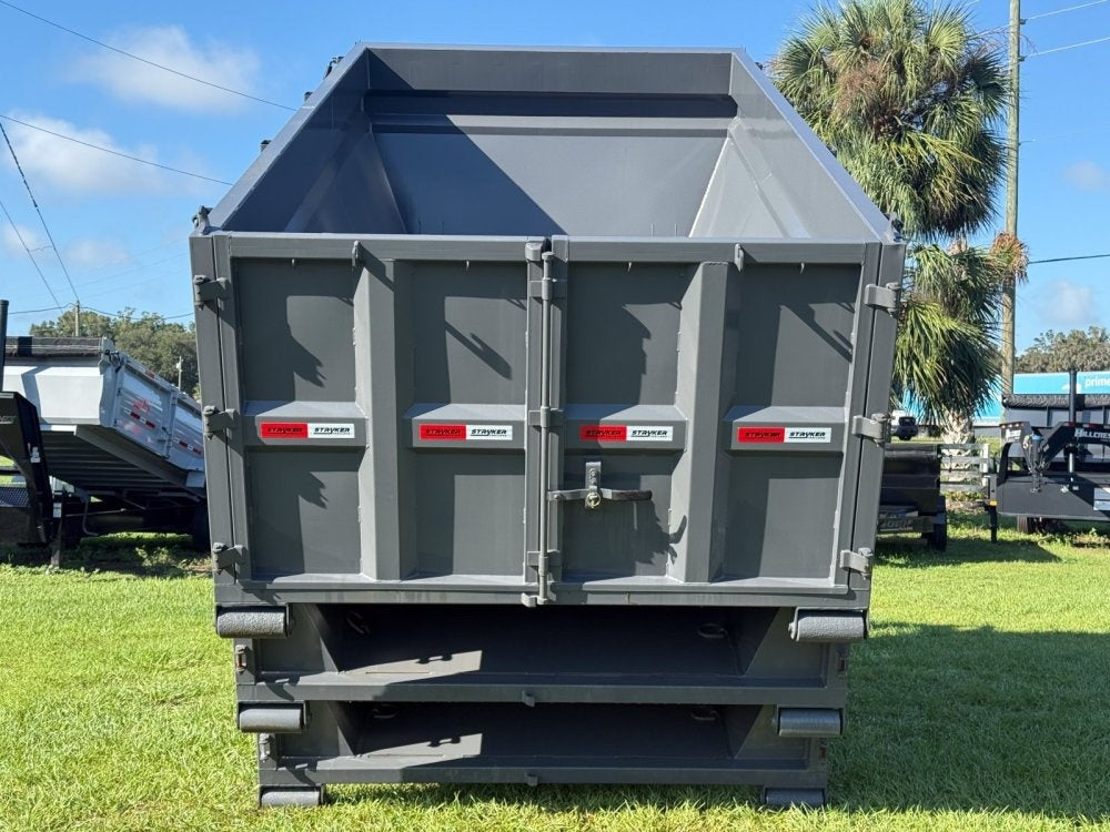 Stryker 16' BP Roll off Bundle (2) 7k Axles + 3 Bins w/ 4' Walls - Roll Off Packages - RO 16' Bumper Pull - TrailerSwap