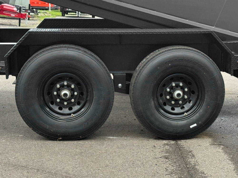 Stryker 16' GN Roll off Bundle (2) 7k Axles + 2 Bins w/ 4' Walls - Roll Off Packages - RO 16' Gooseneck - TrailerSwap