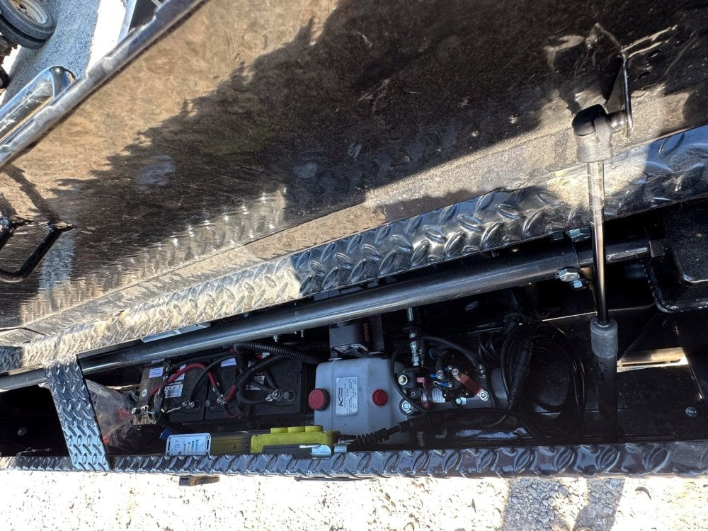 Stryker 16' GN Roll off Bundle (2) 8k Axles + 2 Bins w/ 4' Walls - Roll Off Packages - RO 16' Gooseneck - TrailerSwap