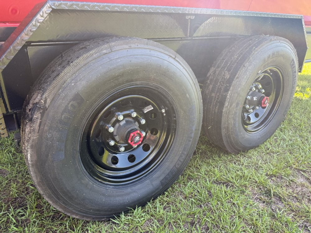 Stryker 16' GN Roll off Bundle (2) 8k Axles + 3 Bins w/ 4' Walls - Roll Off Packages - RO 16' Gooseneck - TrailerSwap