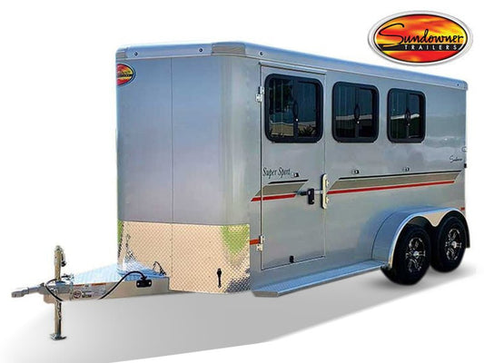 Sundowner Super Sport Bumper Pull Horse Trailer