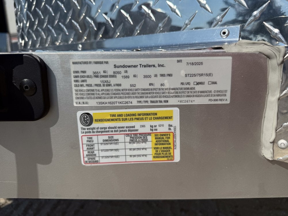 Sundowner 2 Horse Charter SE - White - (2) 3500lb Axles - 2 Horse - Horse Trailers - TrailerSwap