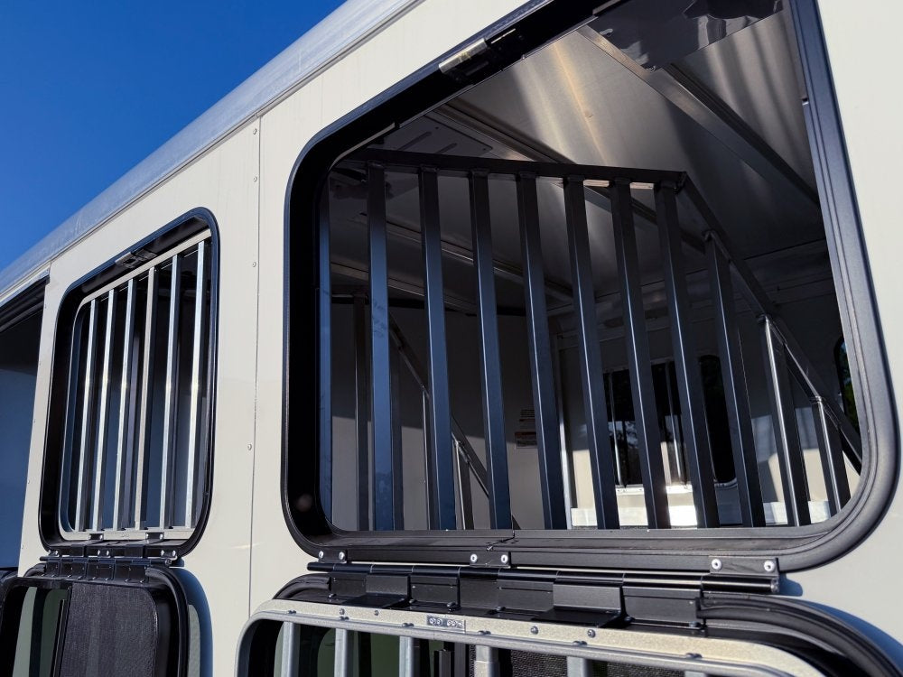 Sundowner Super Tack 3 Horse w/ Large Tack Room and Water Tank - White (2) 5,200lb Axles - 3 Horse - Horse Trailers - TrailerSwap