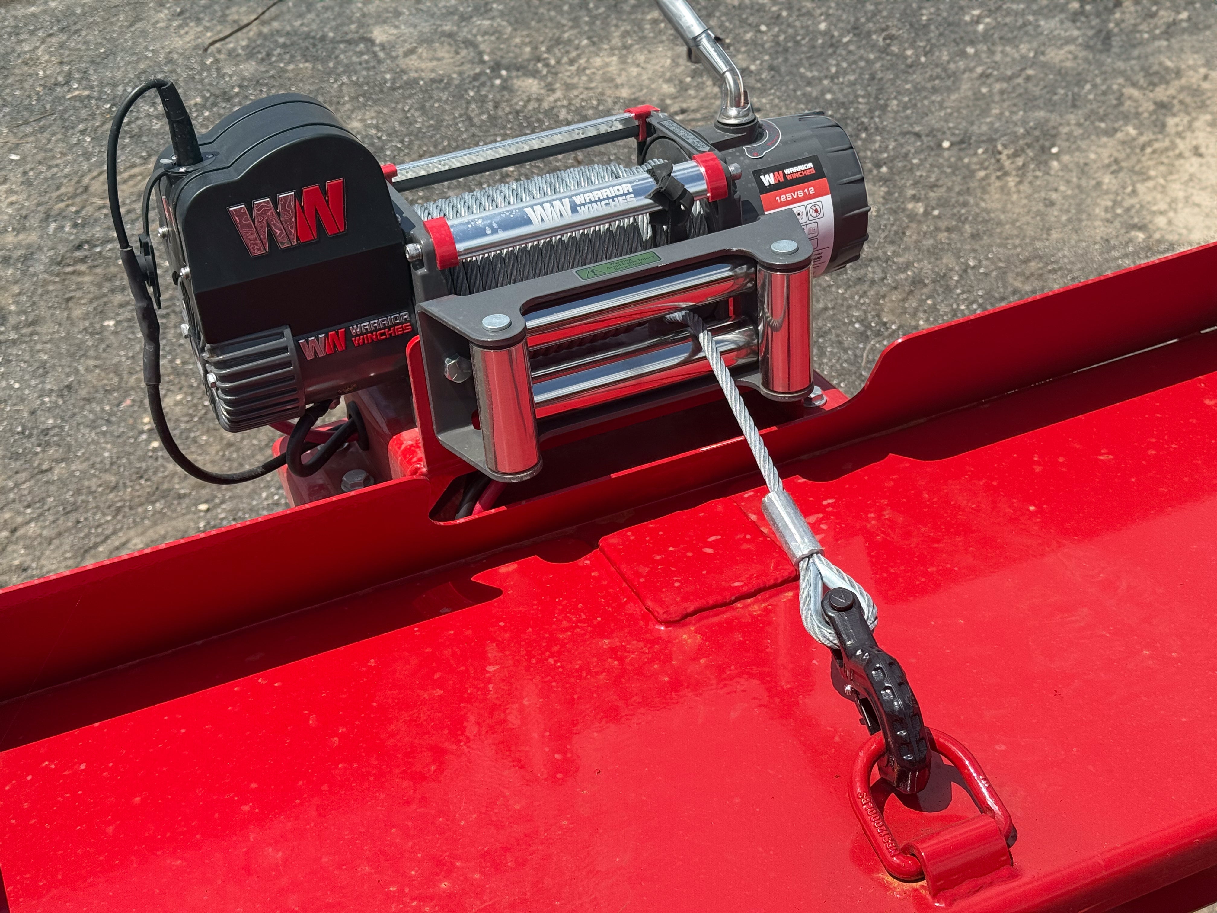 Stryker 50' Wedge 3 Car Hauler (3) 7k axles w/ winch - De-rated 12k GVWR