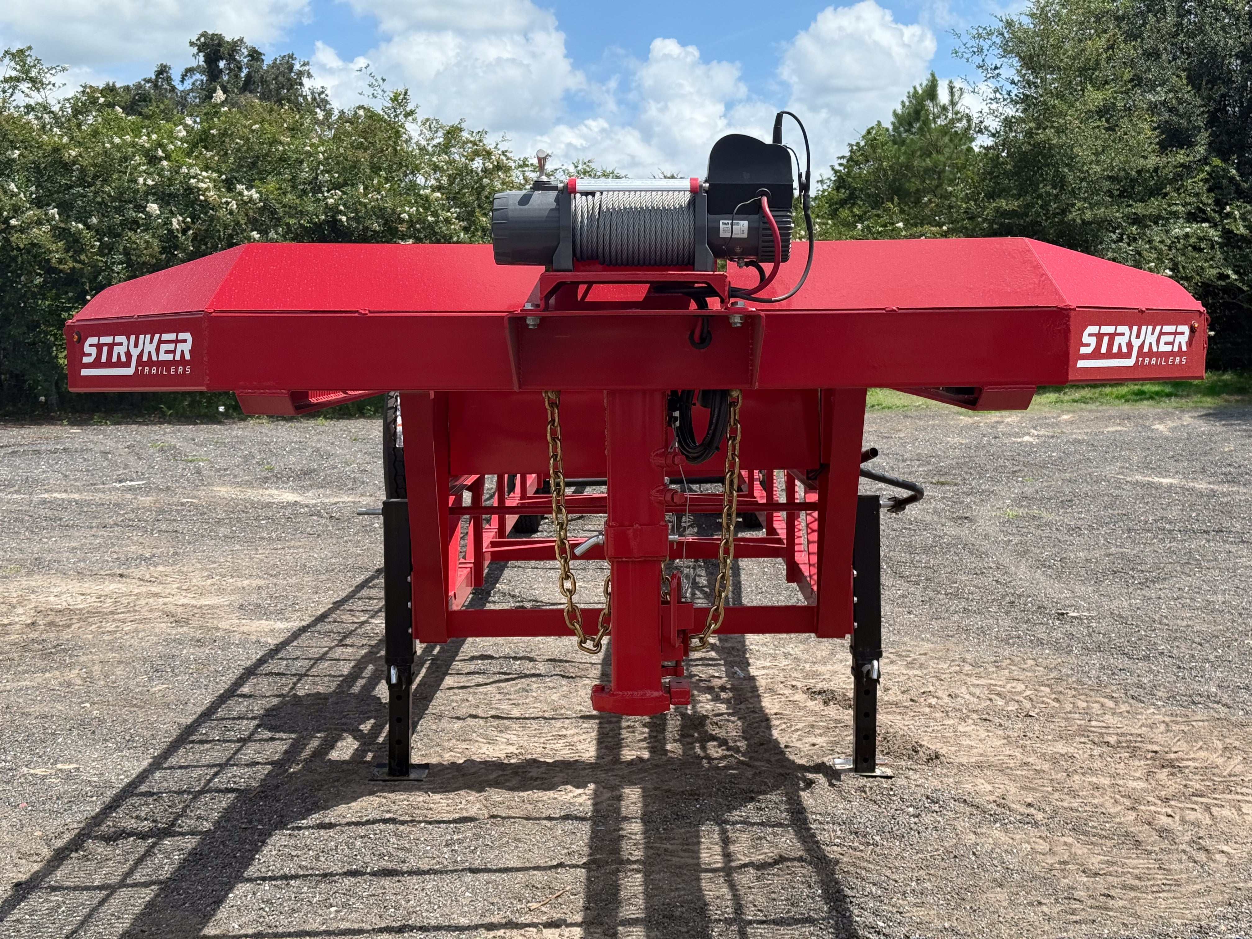 Stryker 50' Wedge 3 Car Hauler (3) 7k axles w/ winch - De-rated 12k GVWR